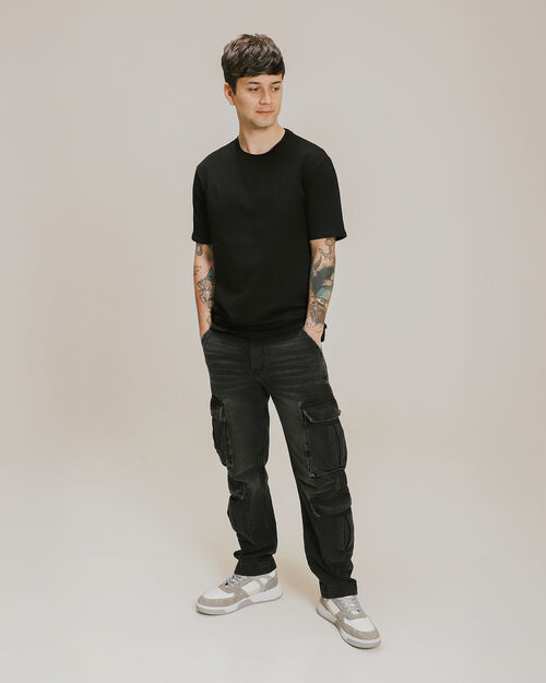 Playera Básica Negra